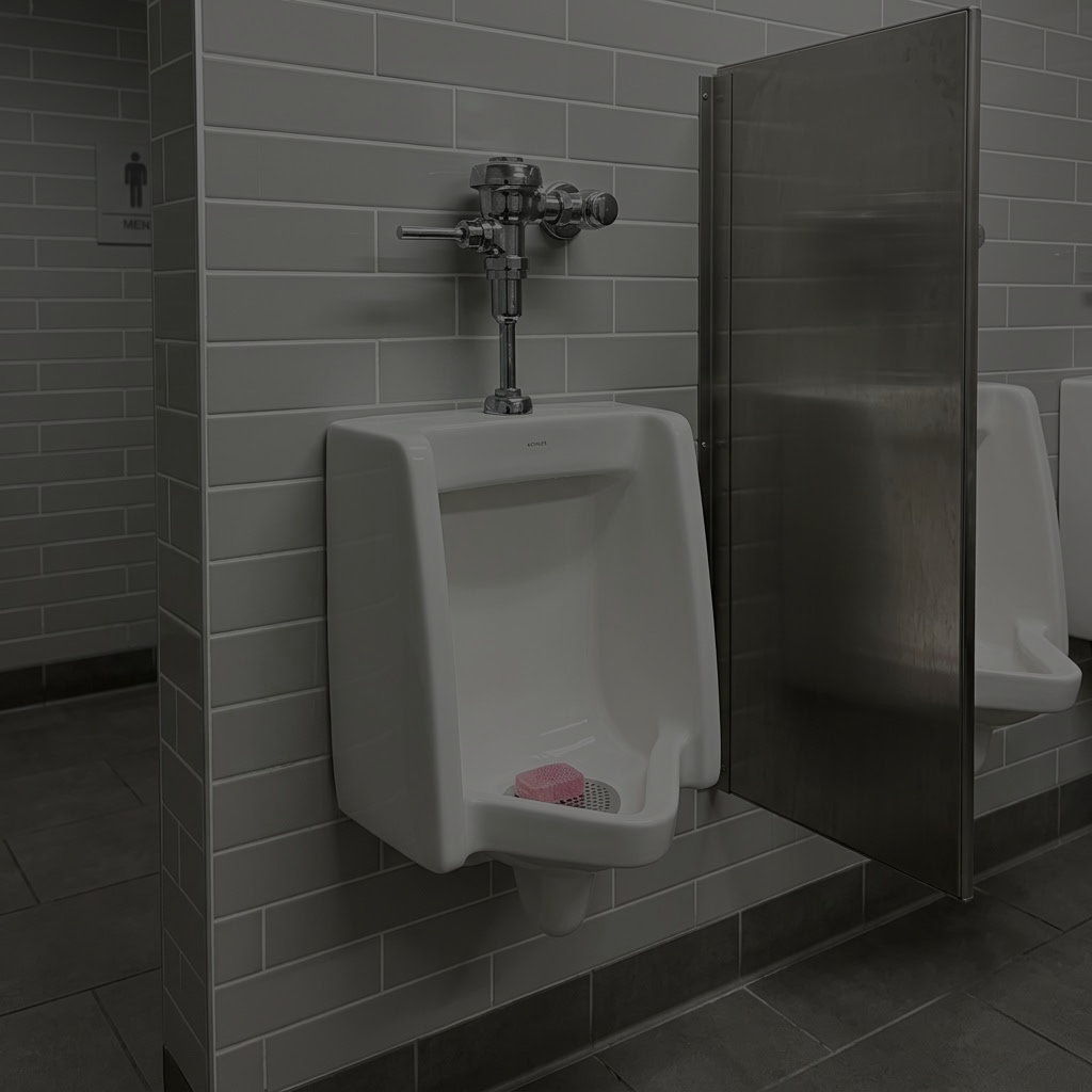 Restroom urinal plumbing repair service